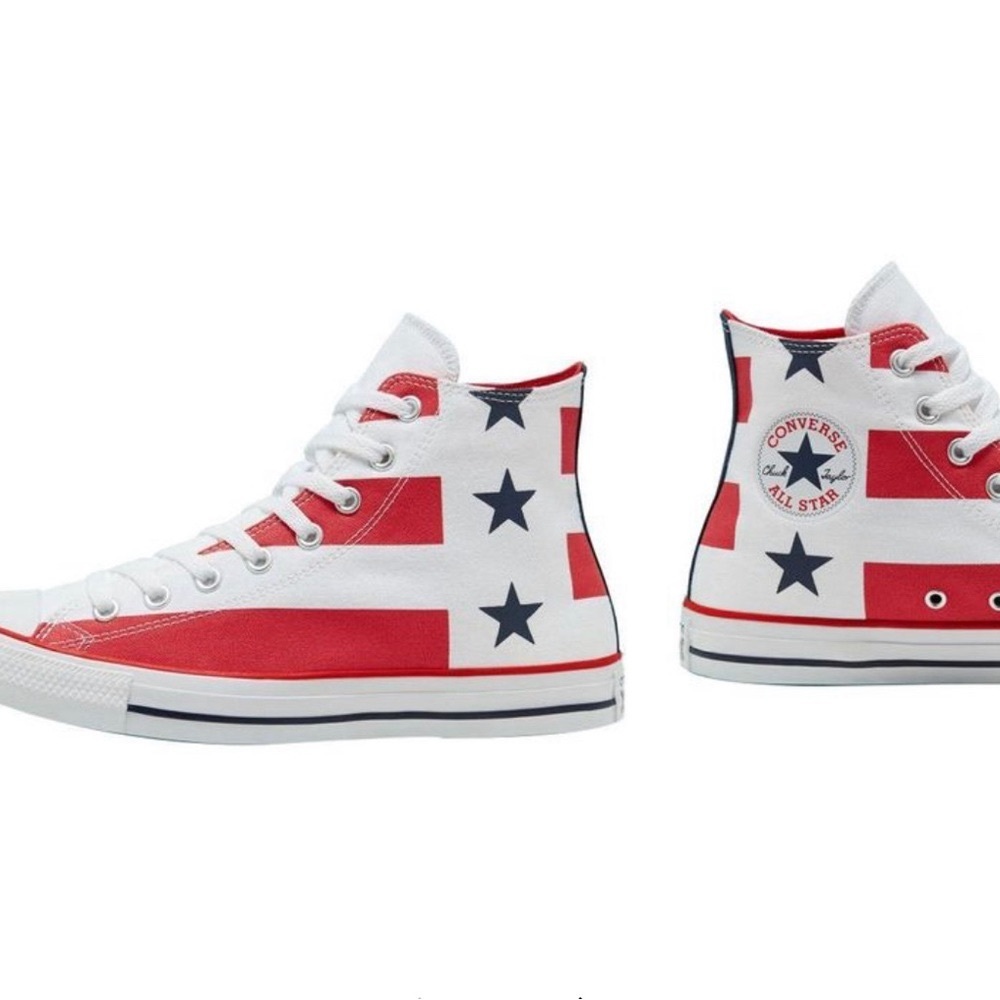 Converse Men's Red Chuck Taylor All Star High 'stars & Stripes'